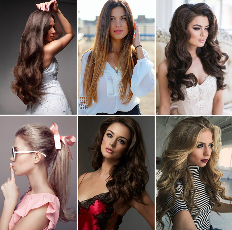 Beautiful and stylish styling for long hair (30 photos)