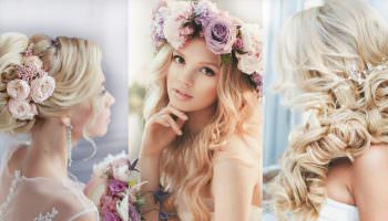 Fashionable wedding hairstyles (103 photos)