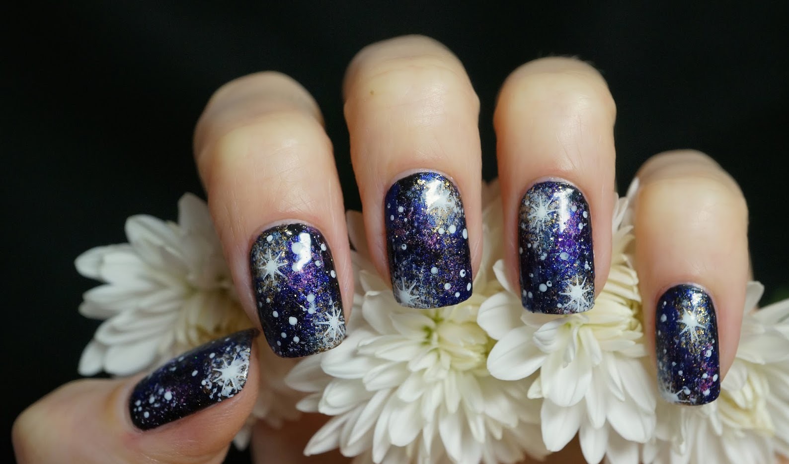 Winter manicure 2023-2024 - the most beautiful manicure of the year (270 photos)