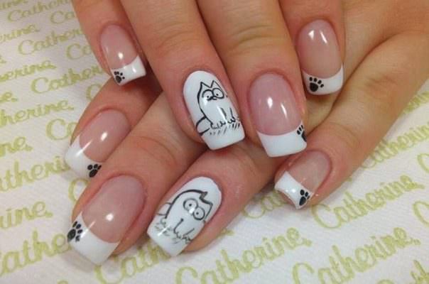 The most interesting and fashionable ideas of French manicure 2024 (63 photos)