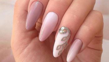 Romance in pink tones of manicure 2024 (50 photos)