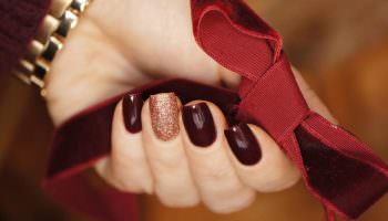 Awesome burgundy manicure (55 photos)