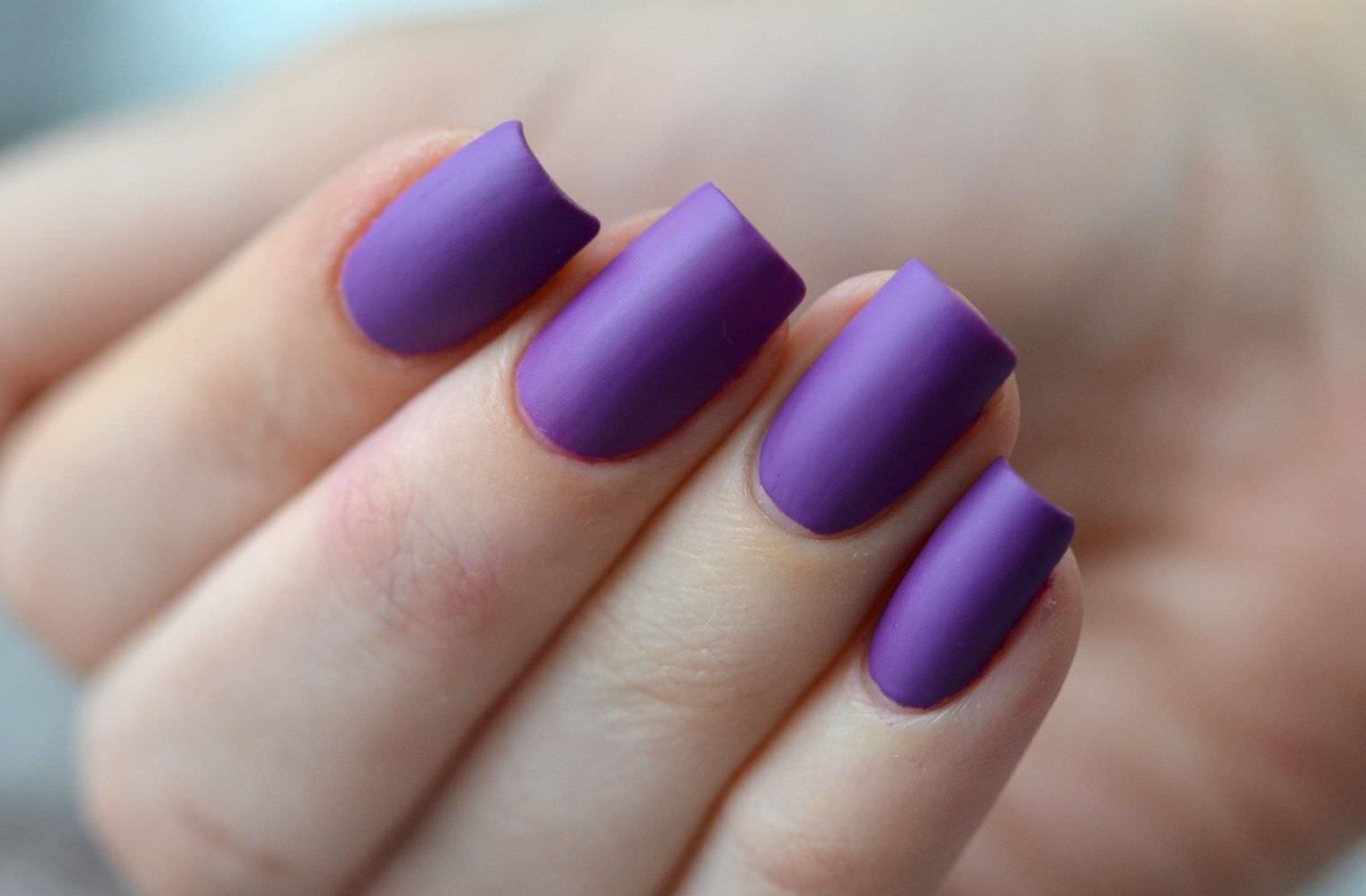 Stylish fashionable lilac manicure (50 photos)