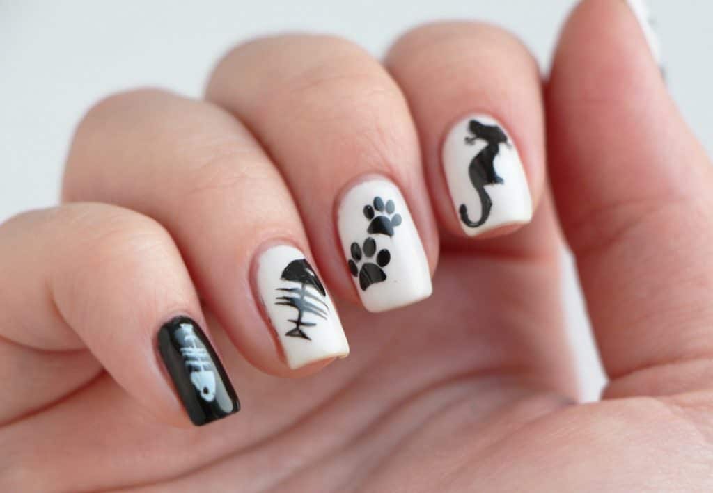 Manicure with cats - the cutest manicure! (55 photos)