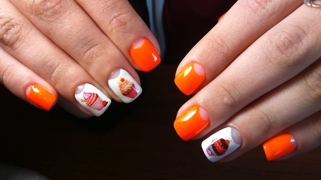 Orange manicure - bright, juicy, noticeable! (53 photos)