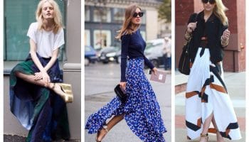 Great ideas on how to wear wide and straight skirts (78 photos)