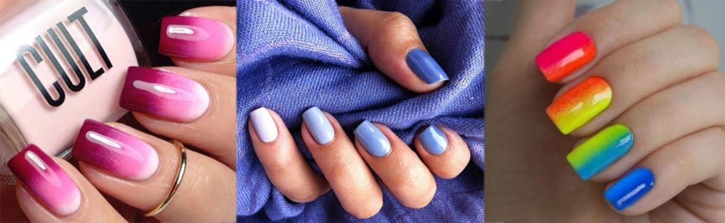 Mysterious manicure ombre (57 photos)