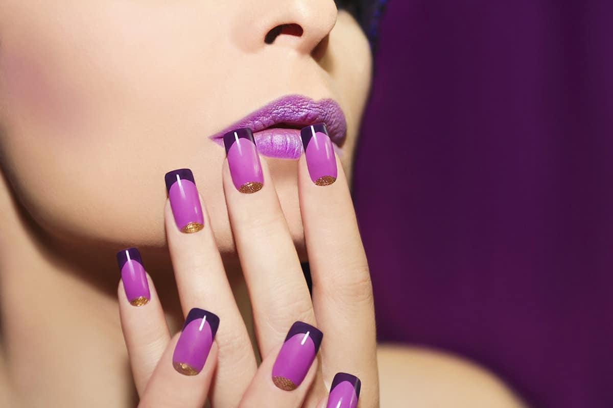 Purple manicure: features, ideas, new items (51 photos)