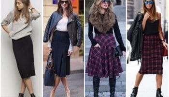 Comment porter des jupes midi: des looks pour toutes les occasions (44 photos)