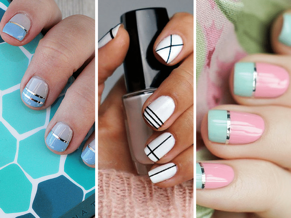 Striped manicure - the best ideas (50 photos)