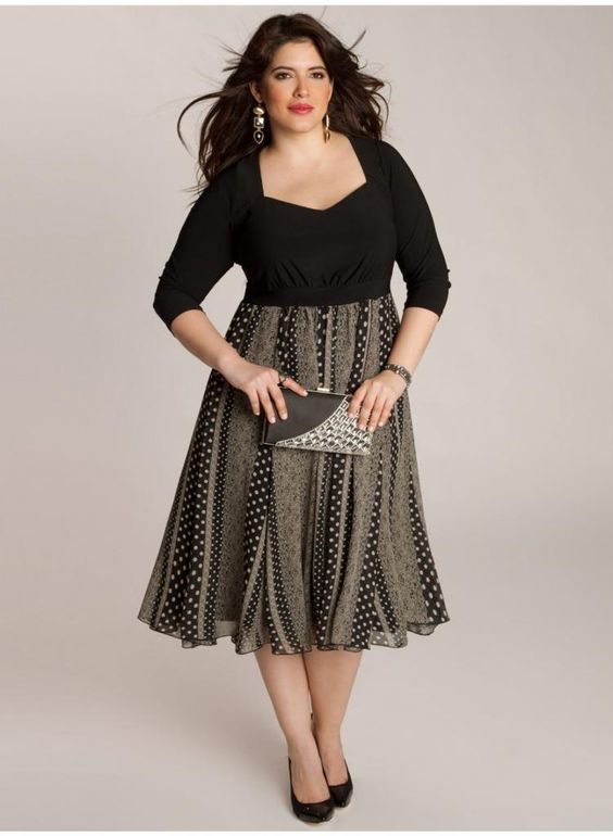 Dresses for overweight women (51 photos)