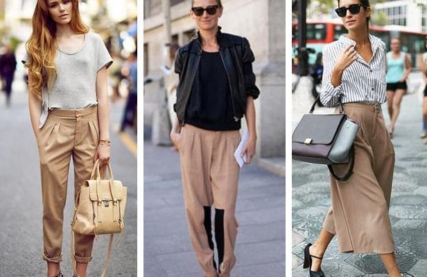 How to wear beige pants (50 photos)