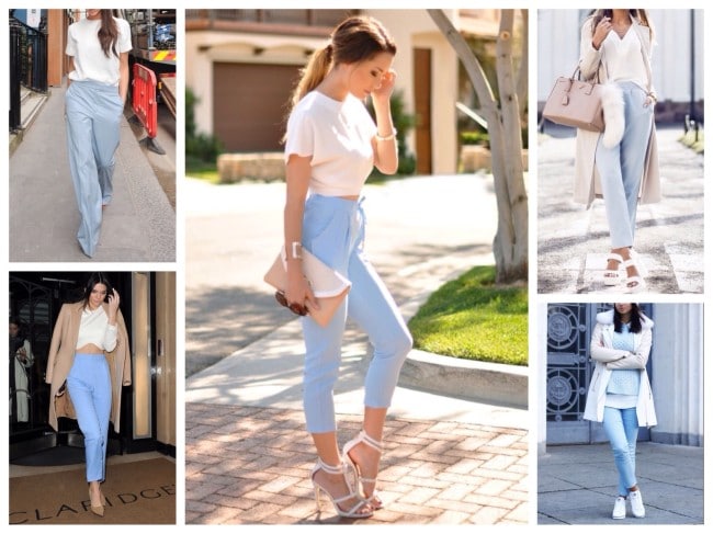 Pantalon bleu avec quoi porter? (50 photos)