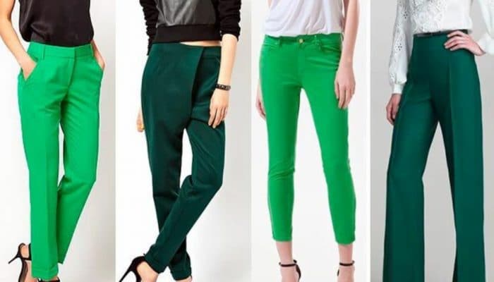 What to wear green pants with? (50 photos)