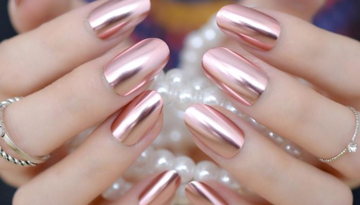 Mirror manicure (50 photos)