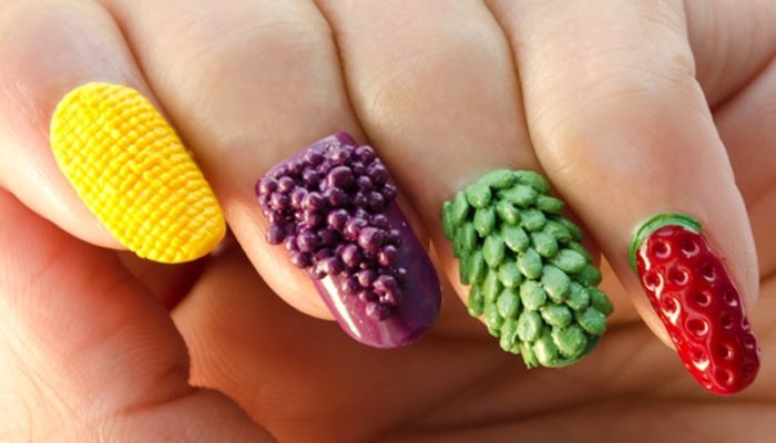 Unusual manicure (55 photos)