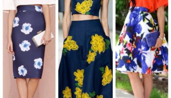 Ano ang isusuot ng isang floral skirt (53 mga larawan)