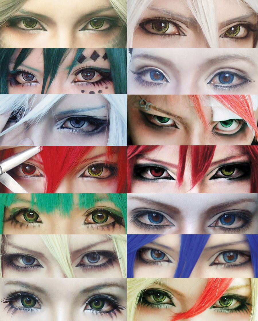 Anime makeup (40 mga larawan)