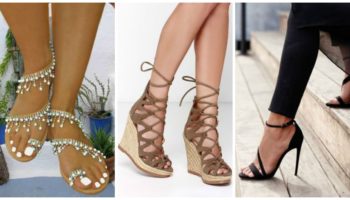 How to wear open and closed sandals (50 photos)