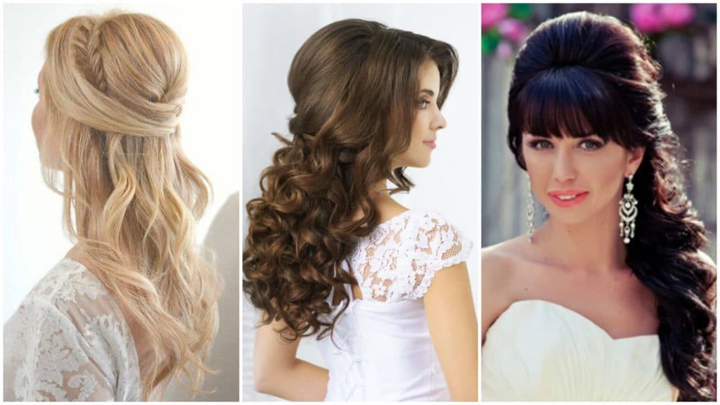 Wedding hairstyles for long hair (50 photos)