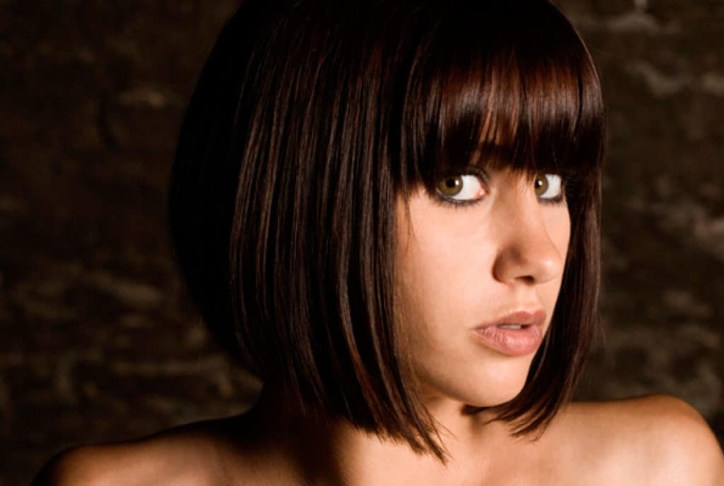 Classic square with bangs (52 photos)