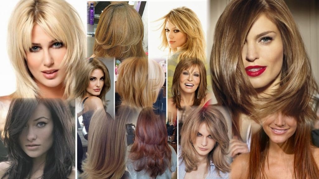 Haircut cascade on medium hair (50 photos)