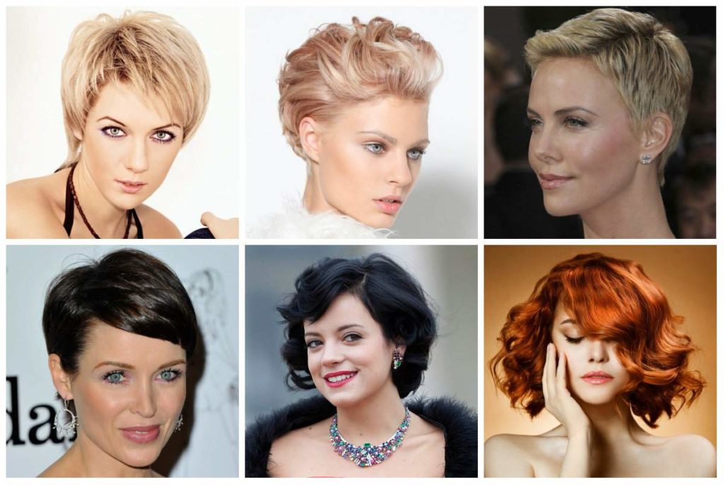 Styling for short hair - beautiful and easy options (100 photos)