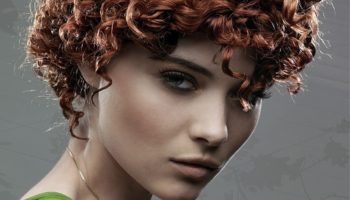 Perm for short hair: light and large version (50 photos)