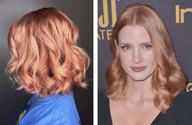 Peach blond: for whom it suits, as well as color features (50 photos)