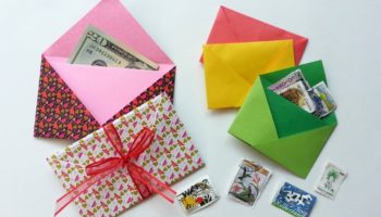 Do-it-yourself paper envelope: technology, decoration