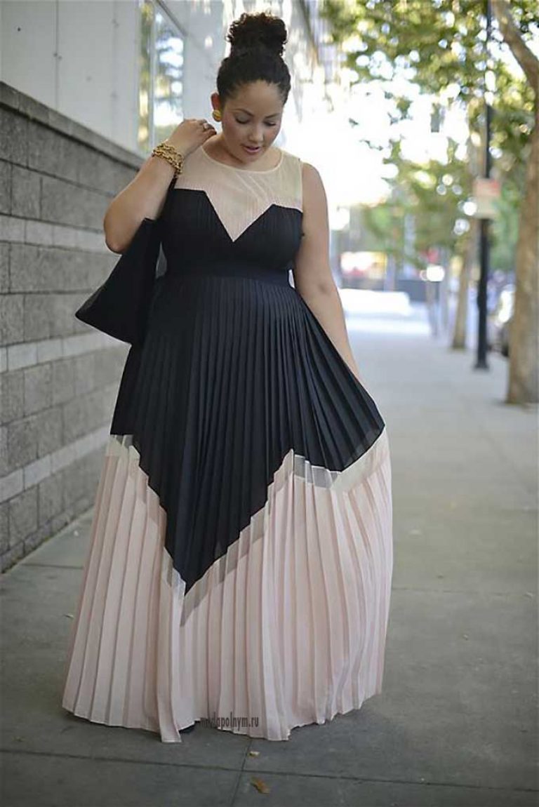 Fashion for obese women over 50 years old (50 photos)