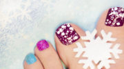 Trendy winter pedicure 2024. What will be in trend this winter (101 photos)